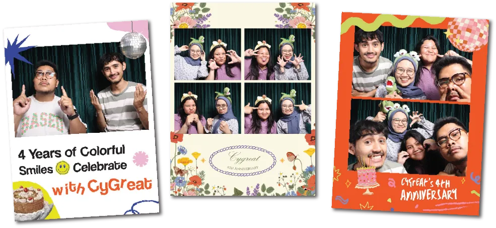 Polaroid Layout samples